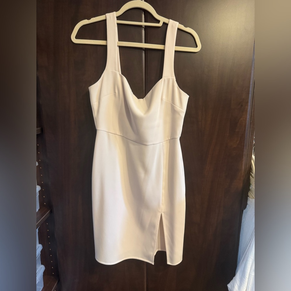 Babaton Ivory Satin Top